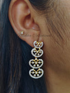 3 layer floral AD necklace | NAD19