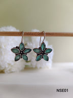 Floral drop earrings | NSE01