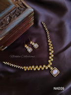 AD necklace with square pendant | NAD26
