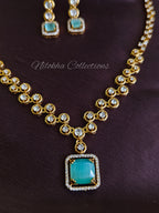 AD necklace with square pendant | NAD26