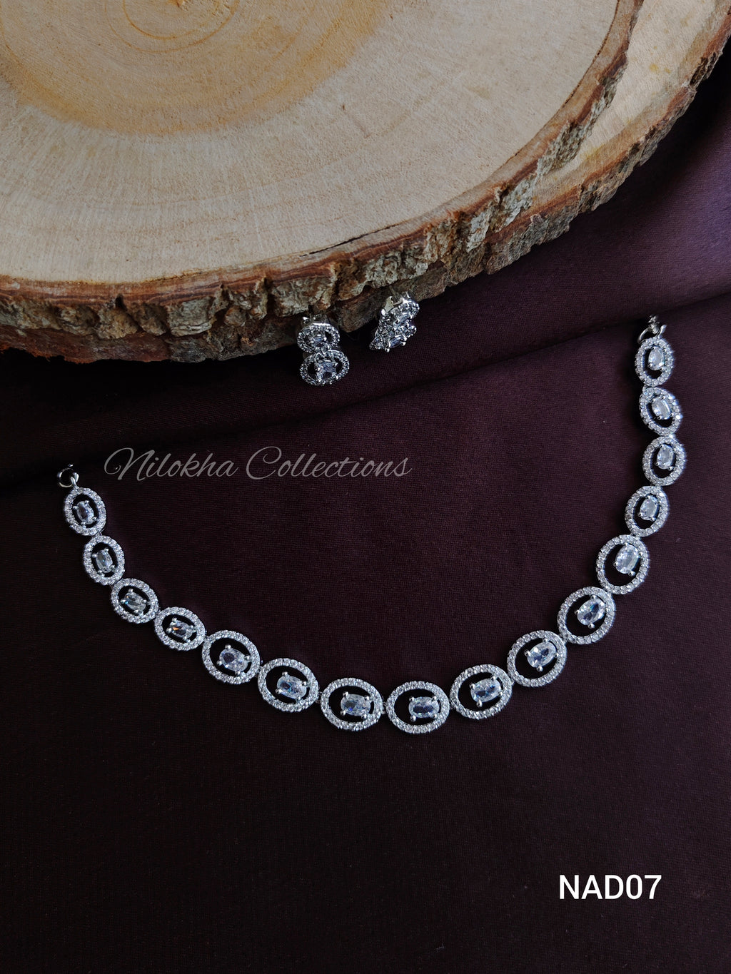 AD necklace with earrings | NAD07
