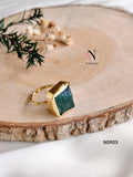 Natural stone finger ring | NGR03