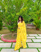 Temple patterned mul cotton saree | NCB04