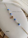 Crystal bracelet with teardrop stone charms | NTB23