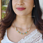 1 layer pearl with monalisa beads | NAN232