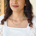1 layer pearl chain with multi beads | NAN272A