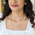 5 layer chain with small pearls | NAN273B