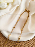 2 layer ball patterned anklets | NTA09