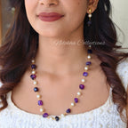 1 layer pearl chain with beads | NAN282