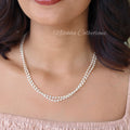 2 layer short pearl chain | NAN325