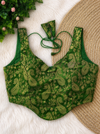 Banarasi corset blouse | NCBL08