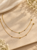 1 layer heart anklets | NTA03
