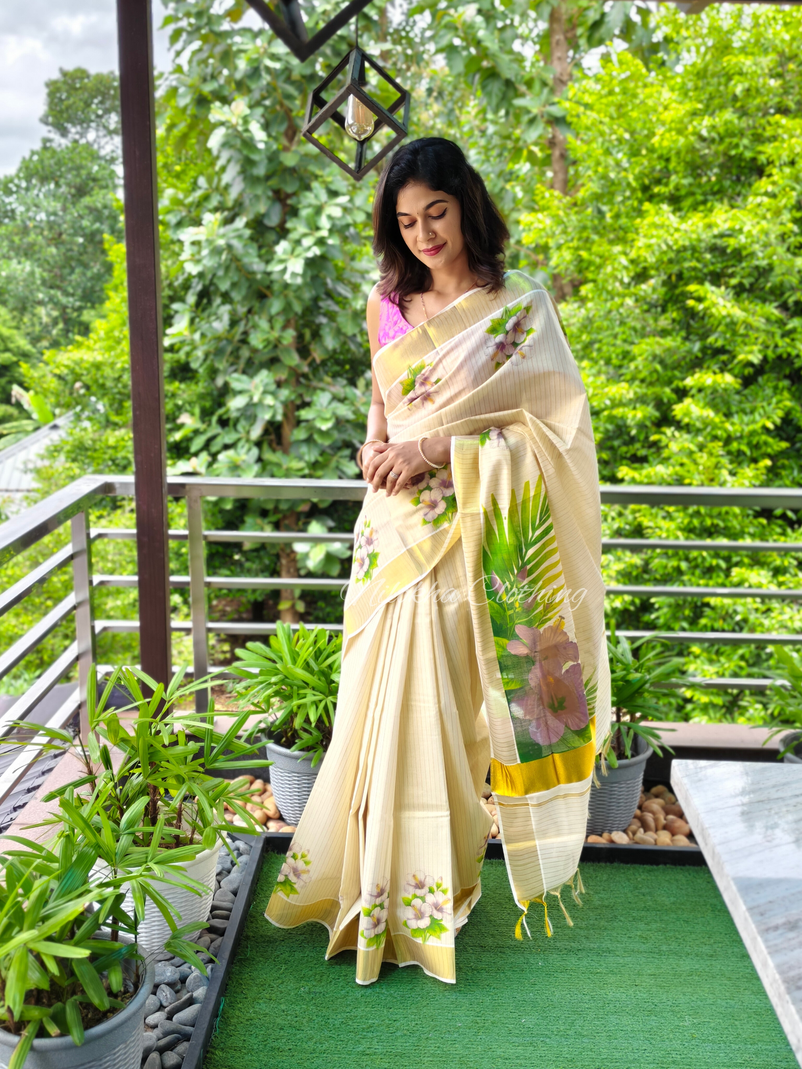 Digital print kerala saree | NCO51