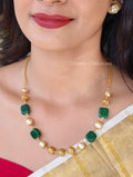 1 layer pearl chain with monalisa beads| NAN398