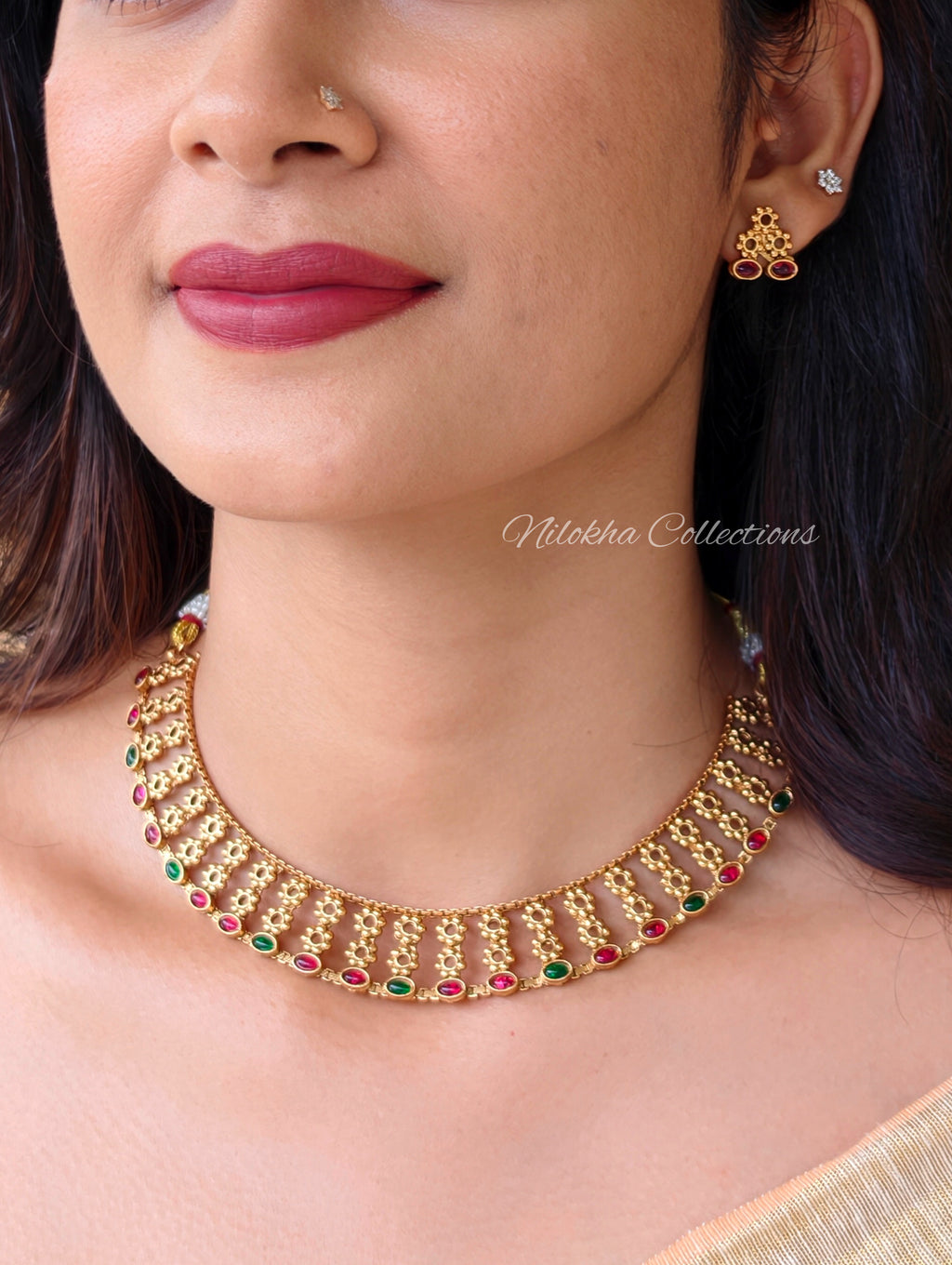 Non-idol necklace set | NAN385