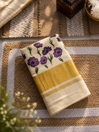 Floral tissue kerala saree| NCO38