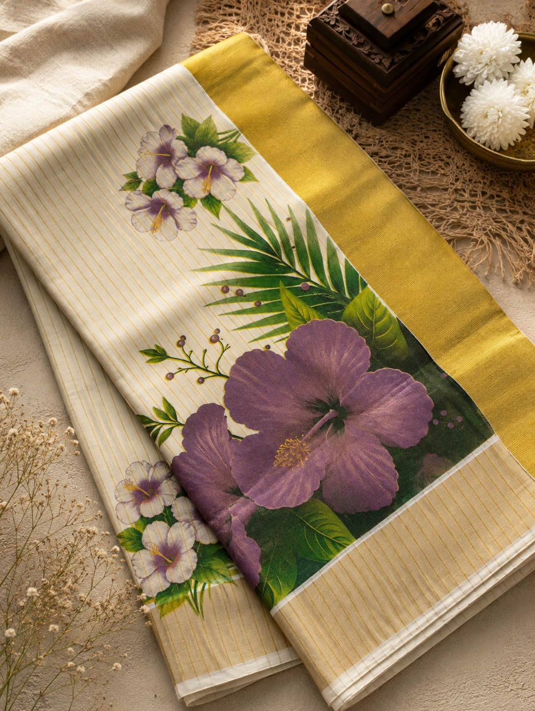 Digital print kerala saree | NCO51