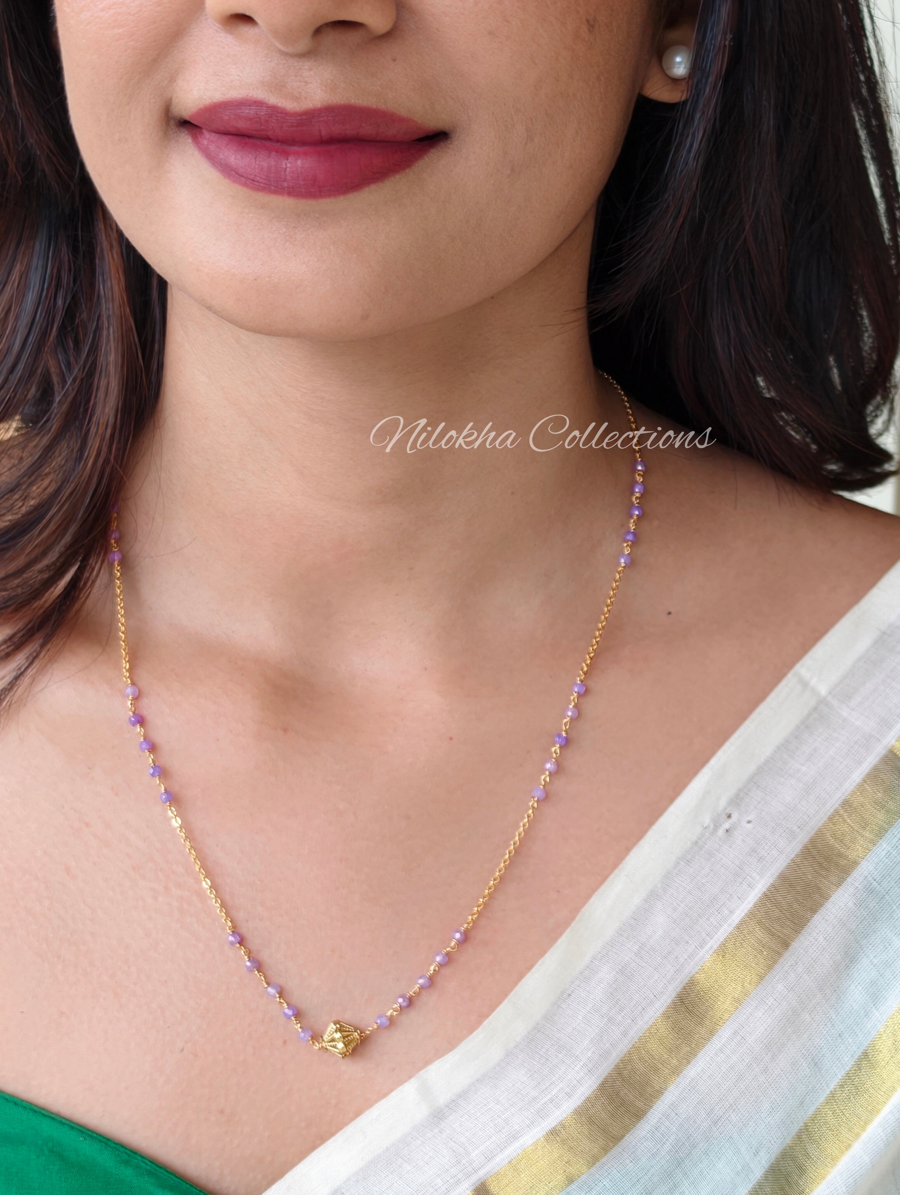 1 later crystal bead chains| NAN357