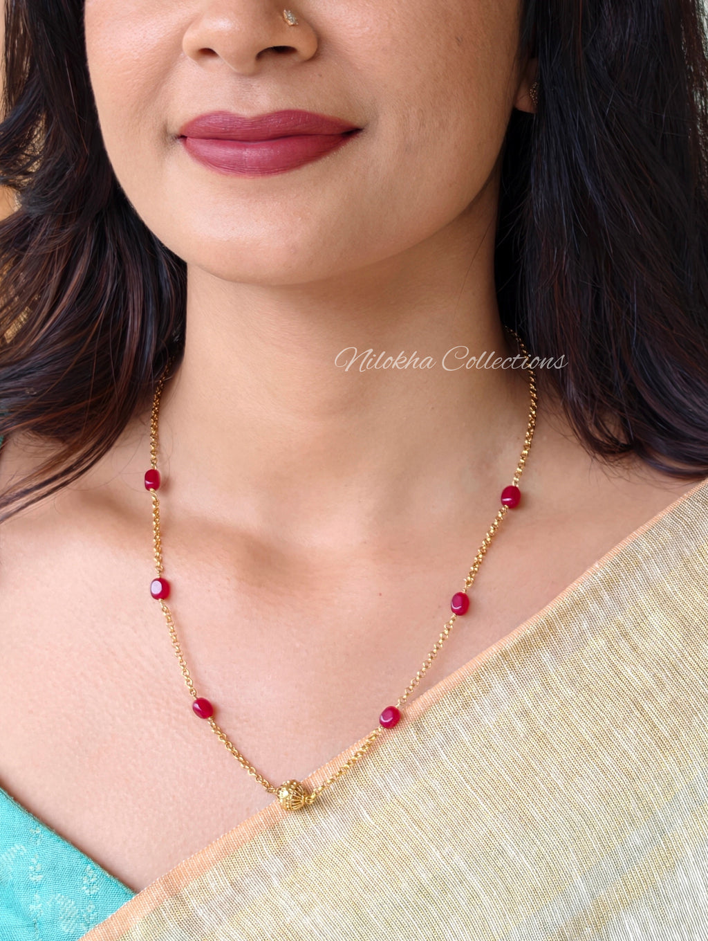 Simple 1 layer beads chain | NAN384
