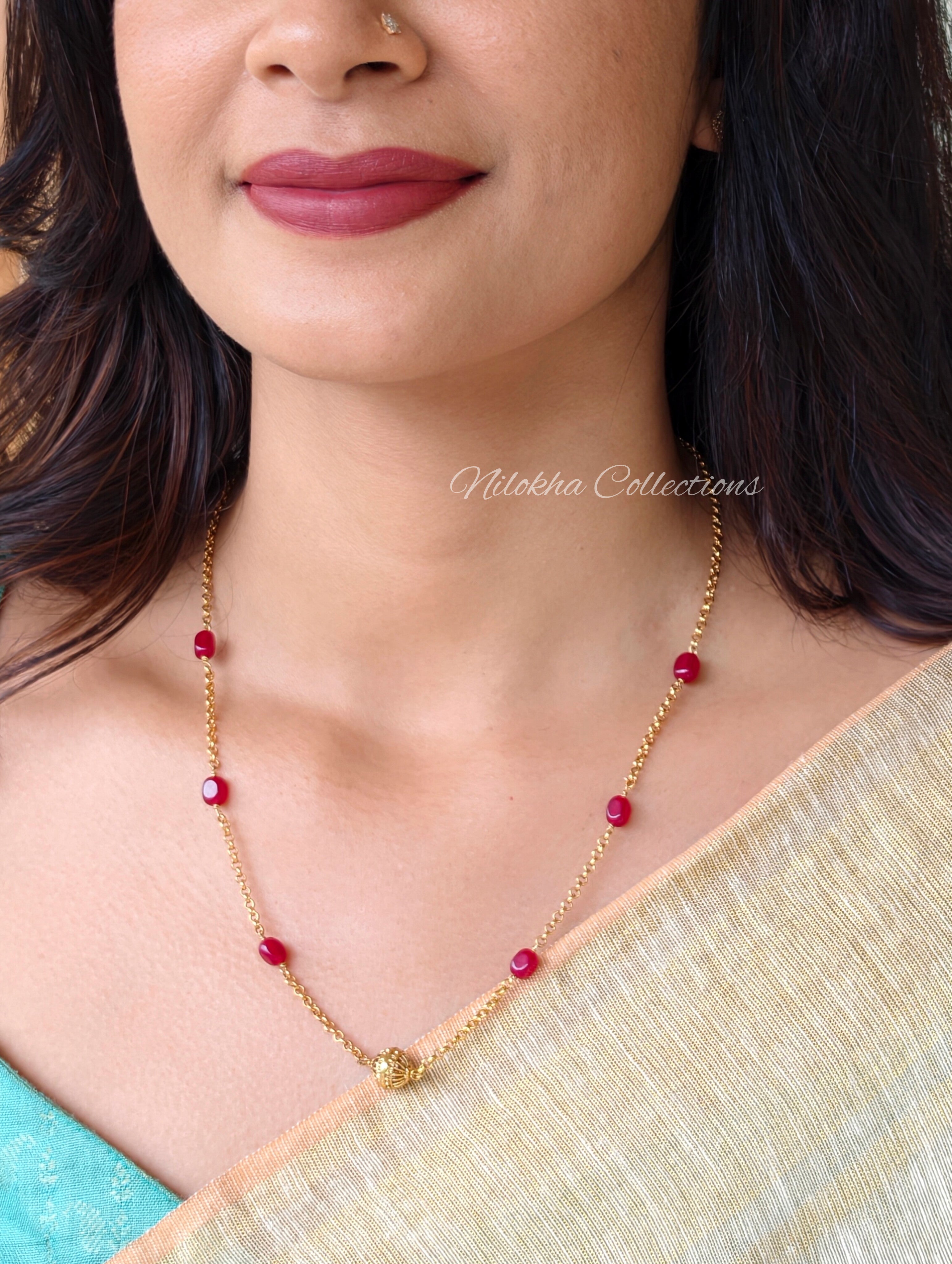 Simple 1 layer beads chain | NAN384