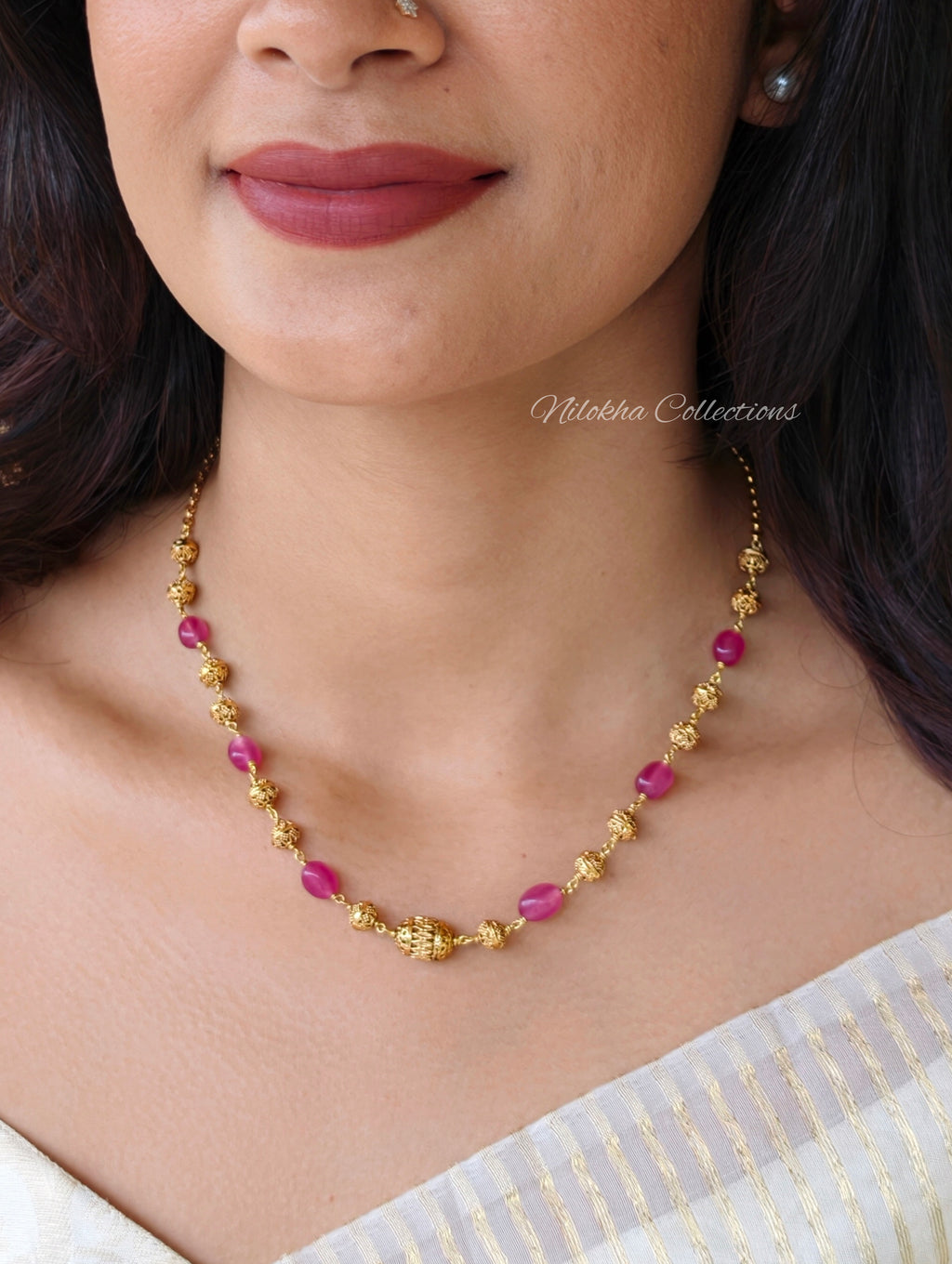 1 layer beads chain | NAN404