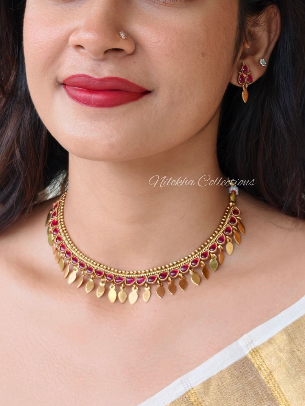 Elakkathali neckpiece | NAN380