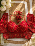 Ajrakh cotton readymade blouse | NCBL10