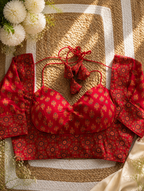 Ajrakh cotton readymade blouse | NCBL10