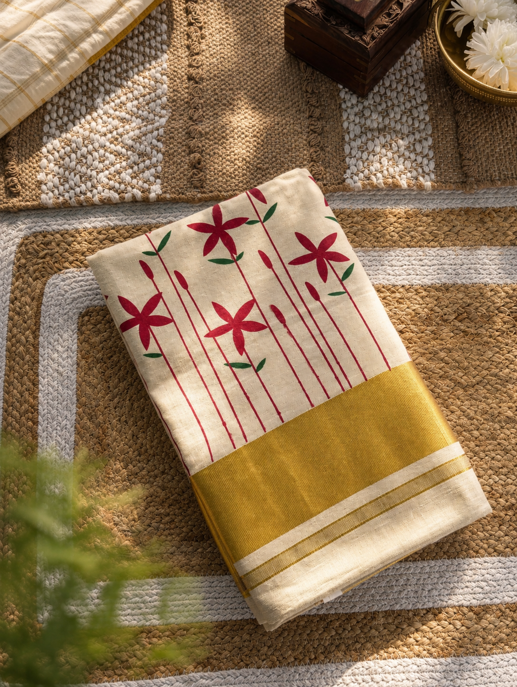 Chethi kerala tissue saree | NCO50