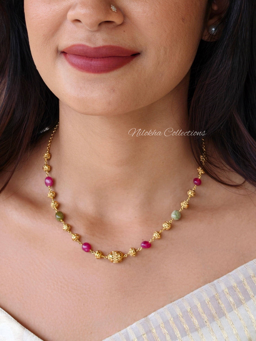 1 layer beads chain | NAN404