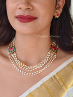Lotus necklace set | NAN400