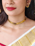 Lotus coin necklace set| NAN393