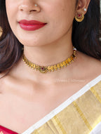Lotus coin necklace set| NAN393