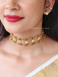 Floral coin choker | NAN391