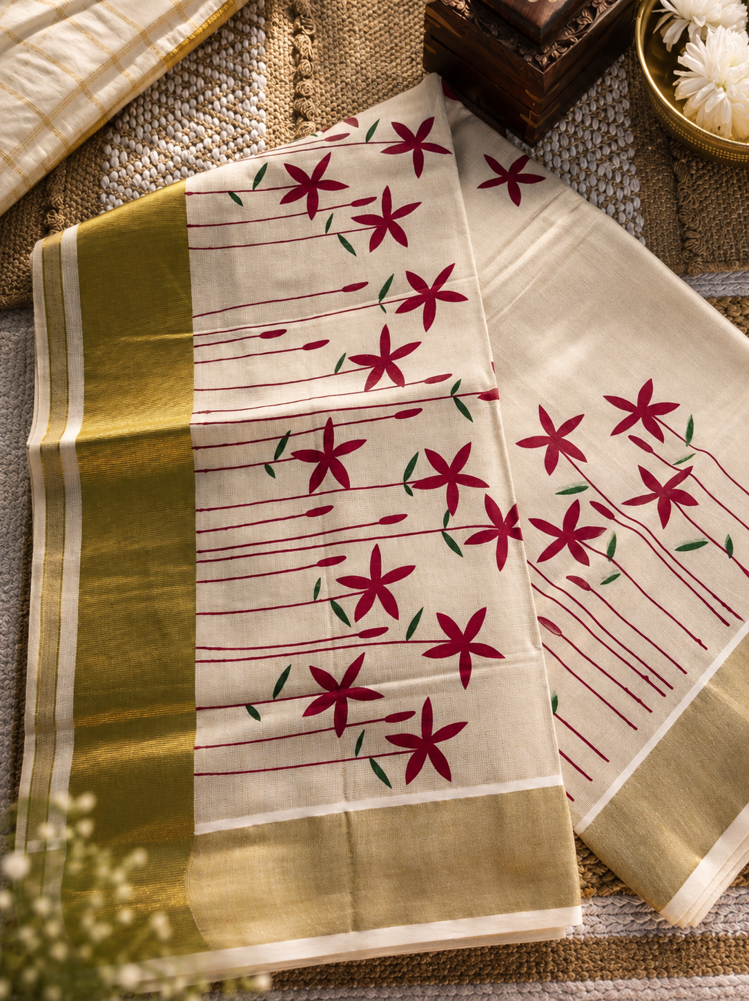 Chethi kerala tissue saree | NCO50