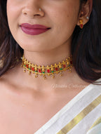 Nagapadam choker with ghungroo beads | NAN362