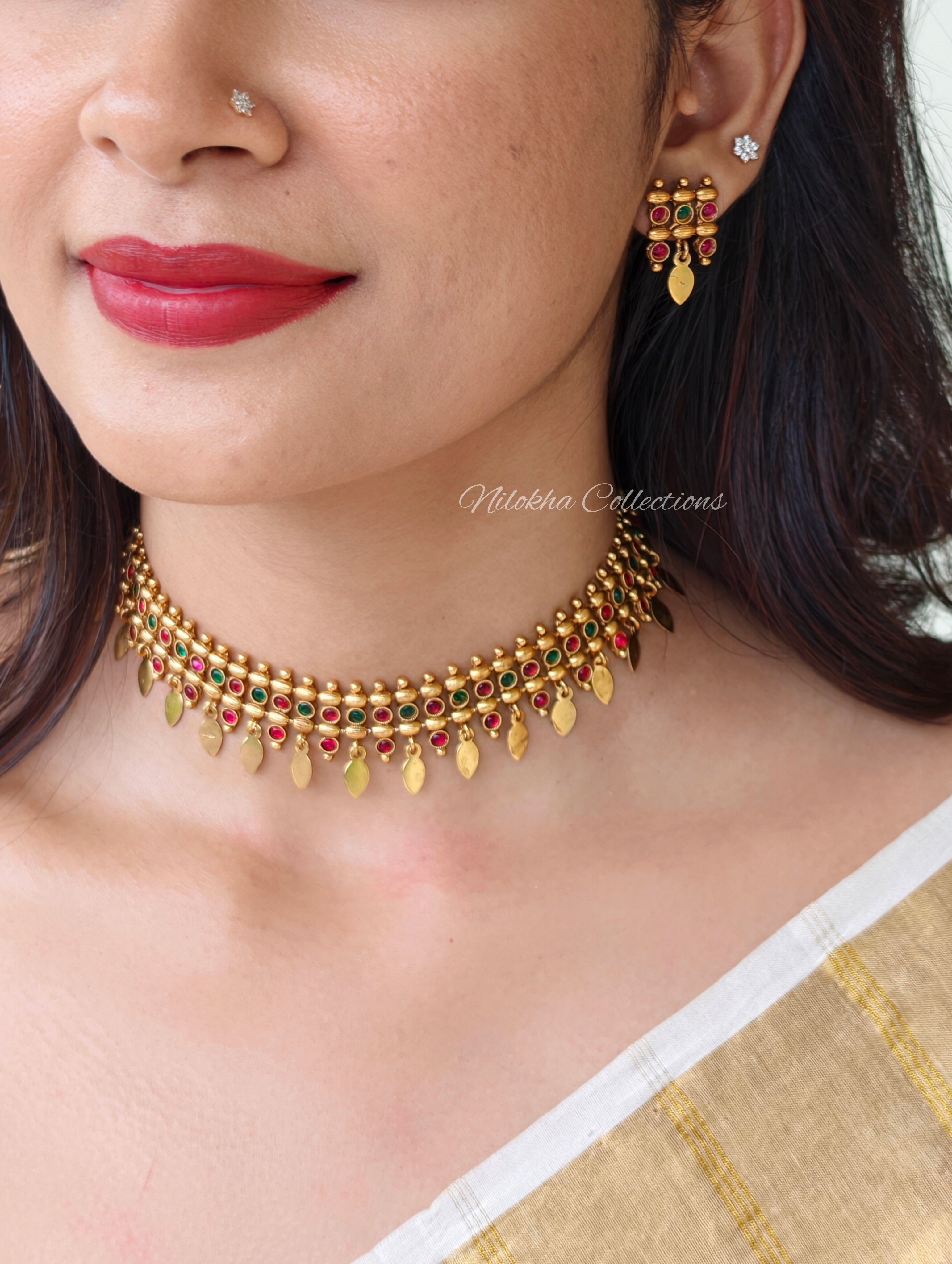 Elakkathali choker | NAN395