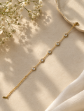 1 layer teardrop stone bracelet | NTB45