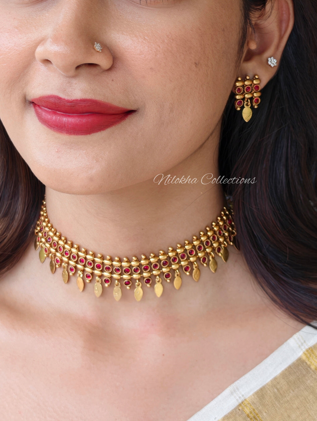 Elakkathali choker | NAN395