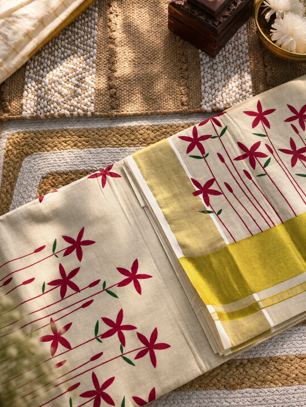 Chethi kerala tissue saree | NCO50