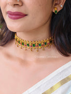 Nagapadam choker with ghungroo beads | NAN362